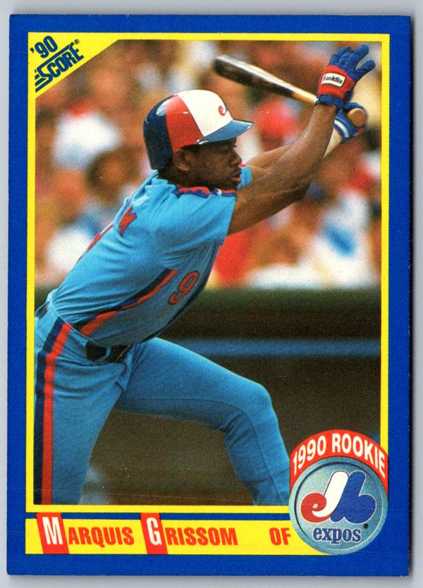 1990 Score Marquis Grissom #591 Rookie