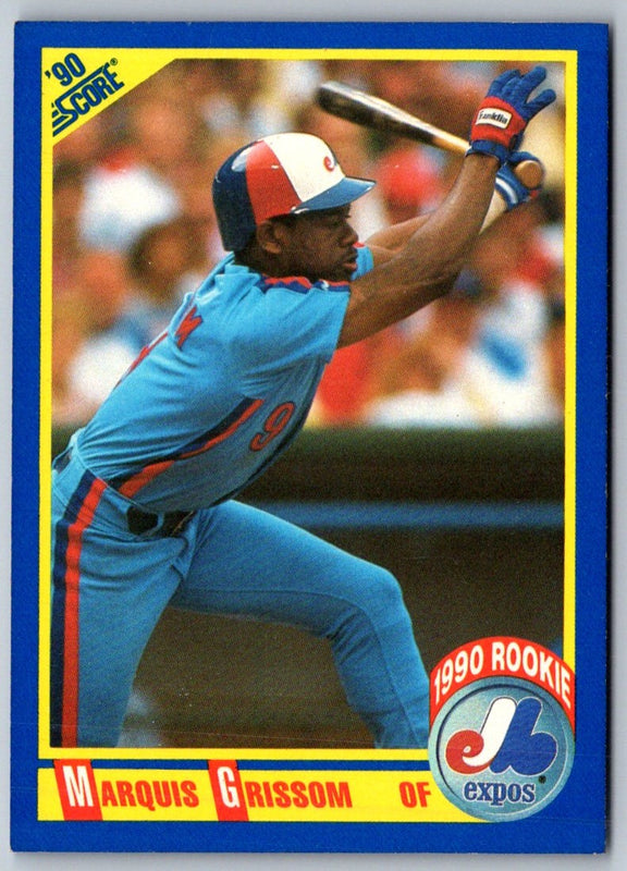 1990 Score Marquis Grissom #591 Rookie