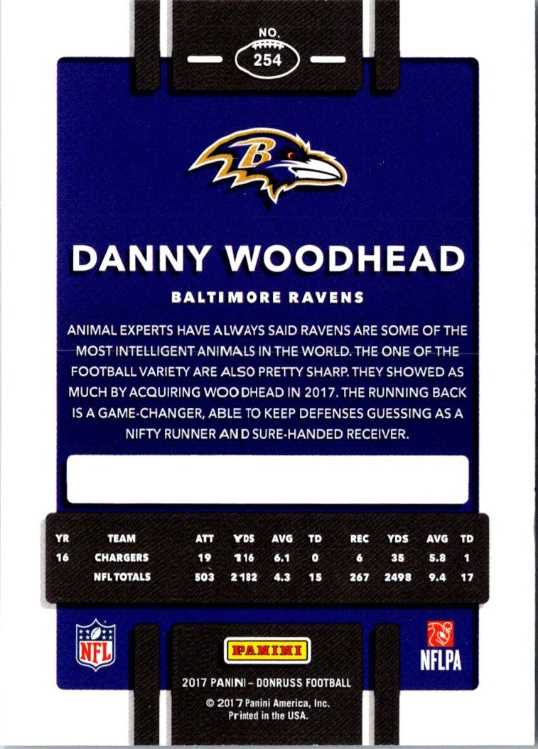 2017 Donruss Danny Woodhead