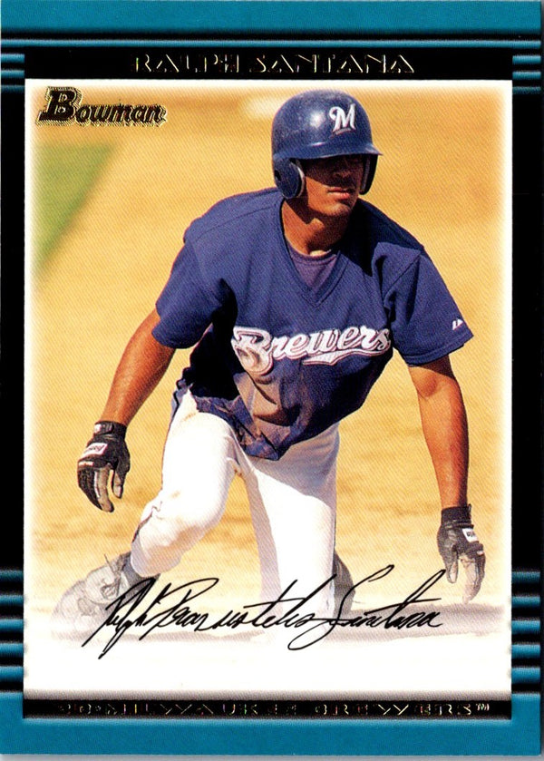 2002 Bowman Ralph Santana #168 Rookie