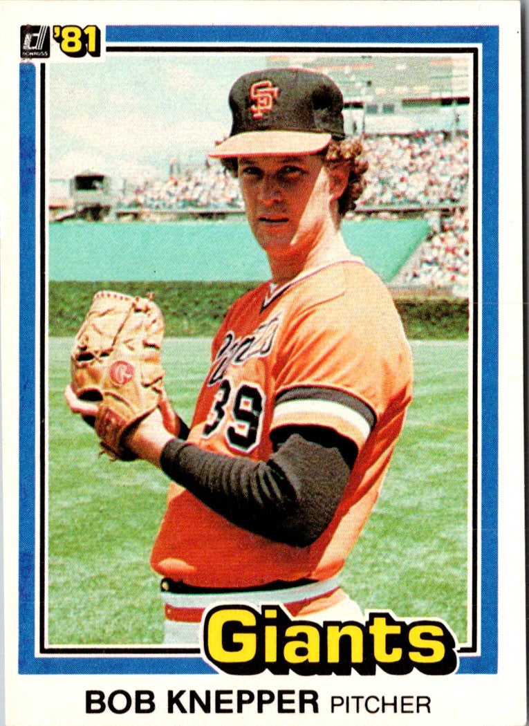 1981 Donruss Bob Knepper