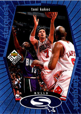1998 UD Choice StarQuest Red Toni Kukoc #SQ4