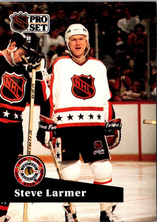 1991 Pro Set French Steve Larmer #279