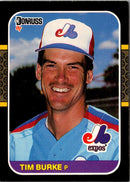 1987 Donruss Tim Burke