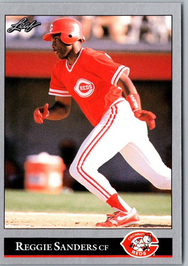 1992 Leaf Reggie Sanders #360
