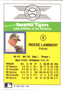 1990 CMC Tacoma Tigers Reese Lambert