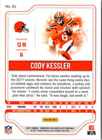 2017 Donruss Certified Cuts Cody Kessler #82