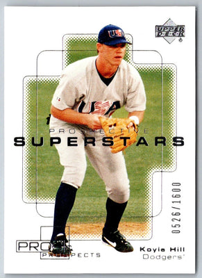2000 Upper Deck Pros & Prospects Koyie Hill #146 Rookie 0526/1600