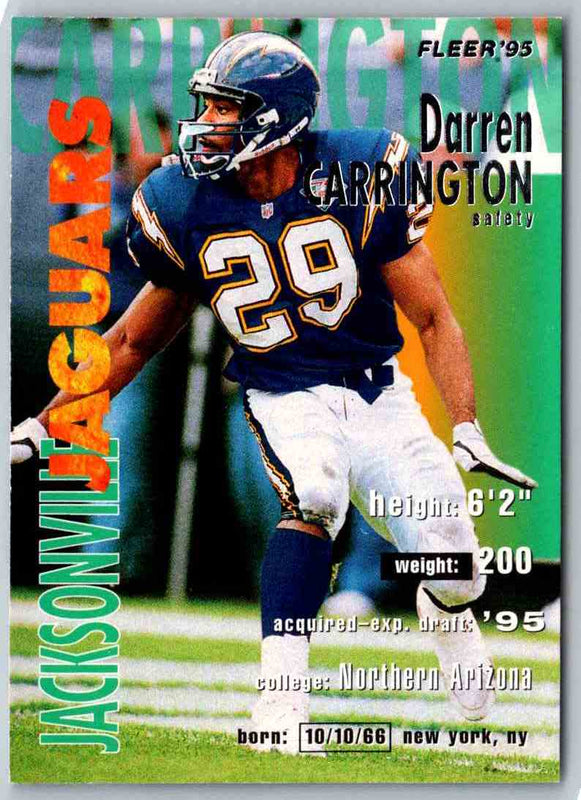 1995 Fleer Darren Carrington #169