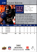2009 Upper Deck Clint Sintim