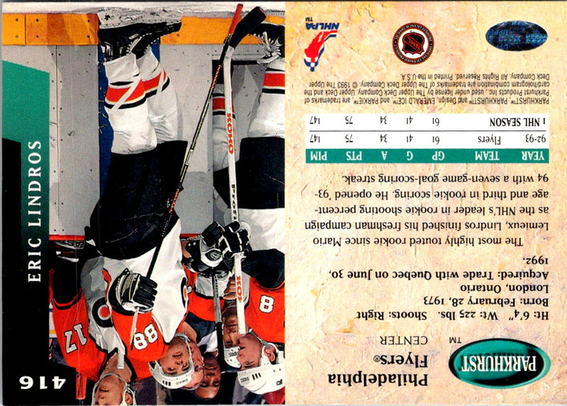 1993 Parkhurst Eric Lindros