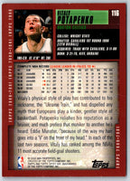 2000 Topps Tipoff Vitaly Potapenko #116