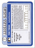 1990 Swell Baseball Greats Tom Tresh #17