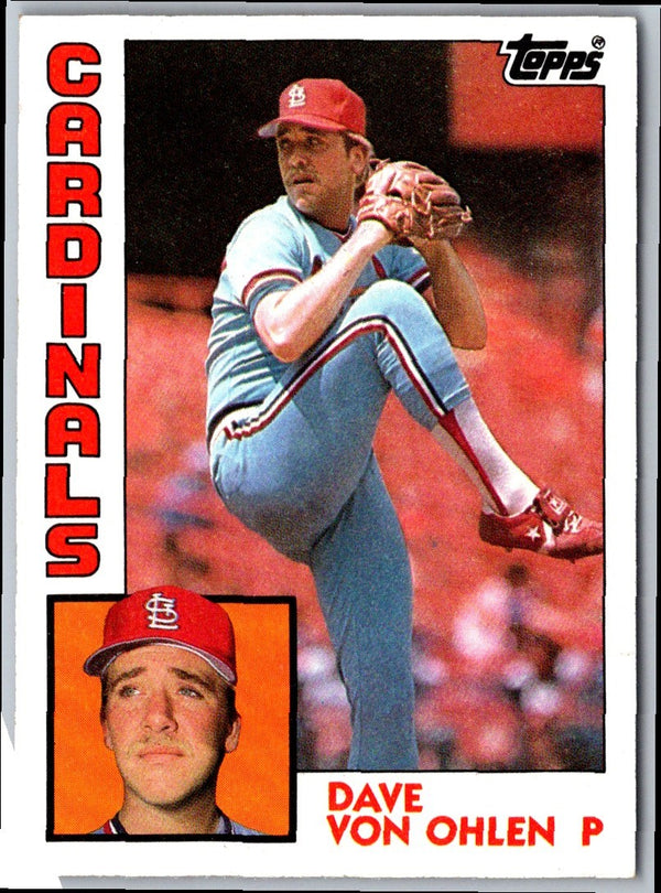 1984 Topps Dave Von Ohlen #489 Rookie