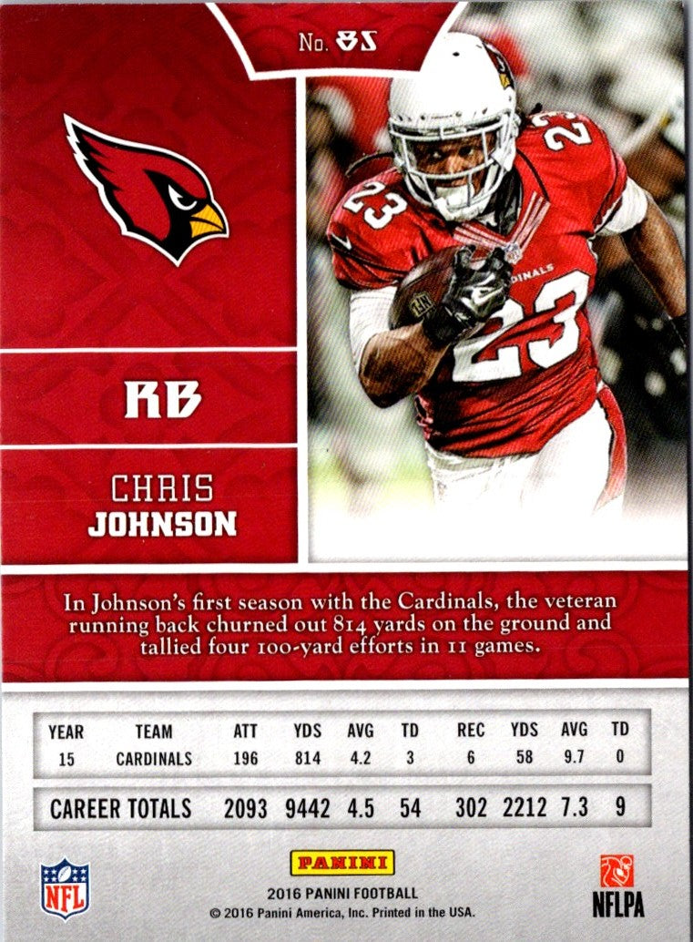 2016 Panini Chris Johnson