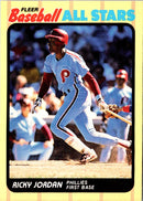 1989 Fleer Baseball All-Stars Ricky Jordan
