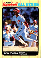1989 Fleer Baseball All-Stars Ricky Jordan #24
