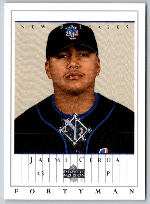 2003 Upper Deck 40-Man Jaime Cerda #952