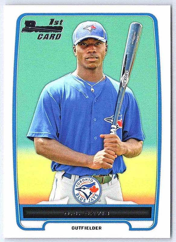2012 Bowman D.J. Davis #BDPP33
