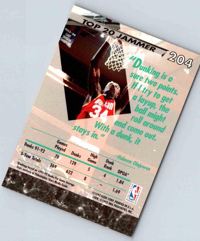 1992 Fleer Ultra Hakeem Olajuwon