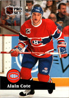 1991 Pro Set Alain Cote #417 Rookie