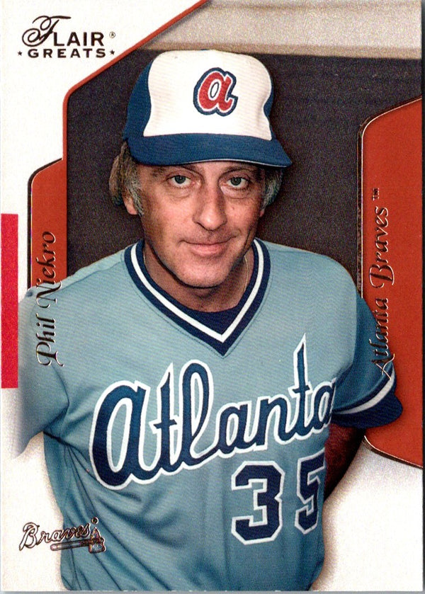 2003 Flair Greats Phil Niekro #35