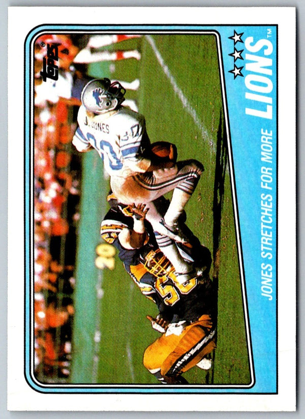 1988 Topps Lions Team Leaders - James Jones #372