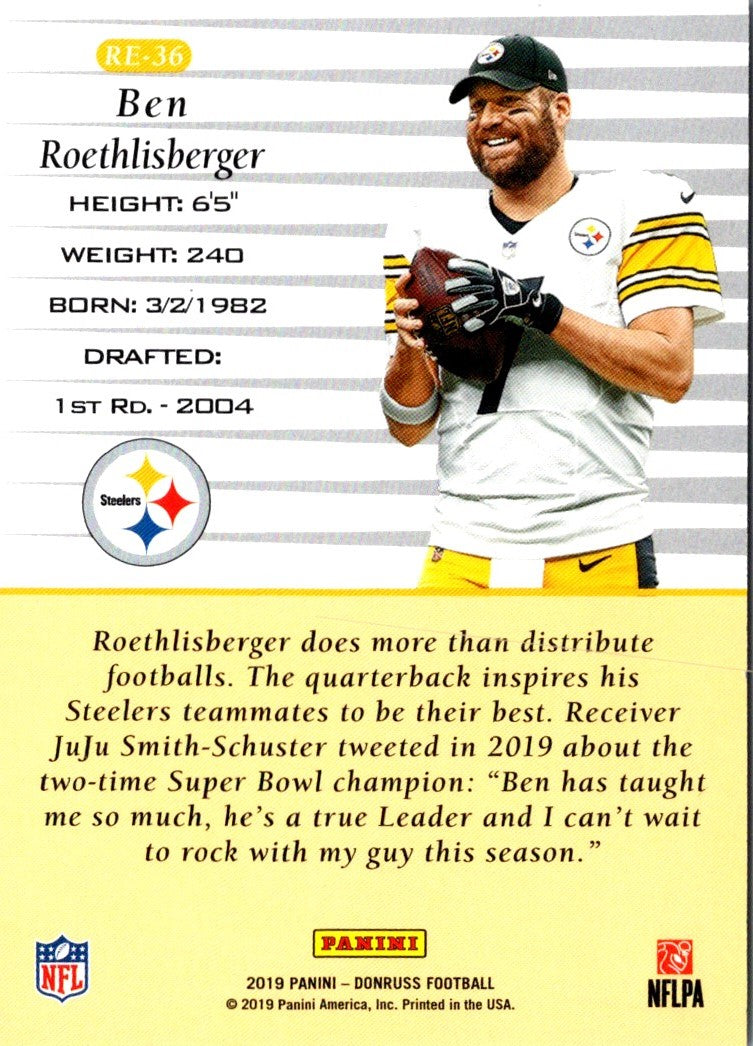 2019 Donruss Retro 1999 Ben Roethlisberger