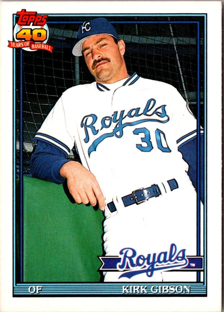 1991 Topps Traded Kirk Gibson