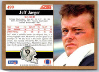 1991 Score Jeff Jaeger #499