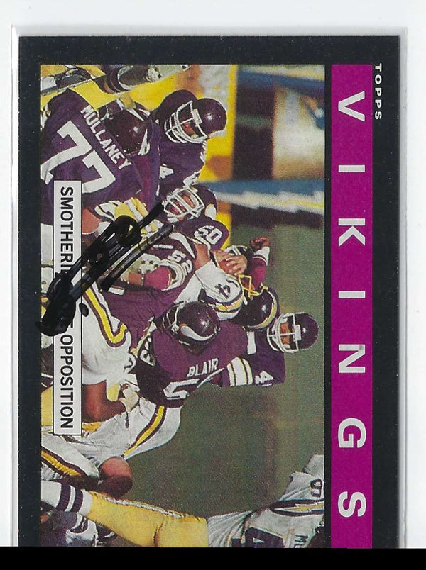 1985 Topps Vikings Team Leaders #89