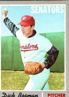 1970 Topps Dick Bosman #175 EX-MT+