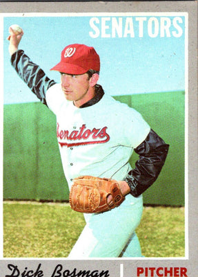 1970 Topps Dick Bosman #175 EX-MT+
