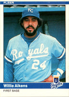 1984 Fleer Willie Aikens #341