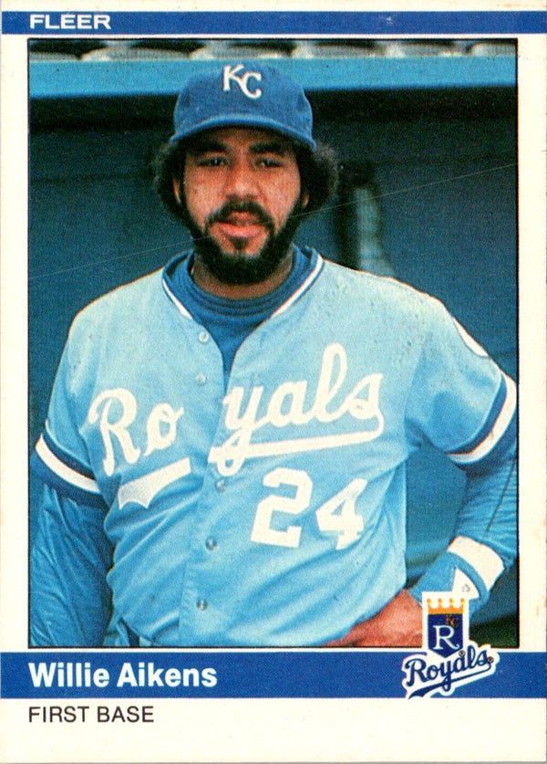 1984 Fleer Willie Aikens #341