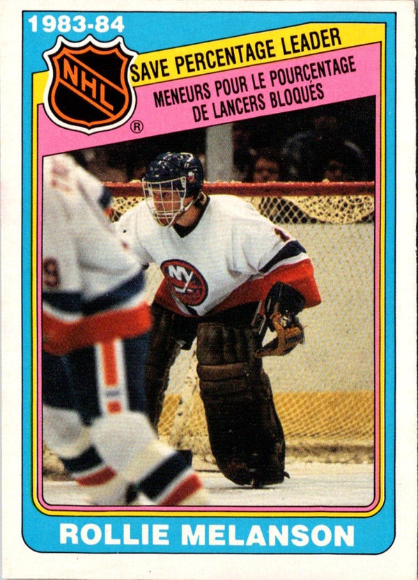 1984 O-Pee-Chee Rollie Melanson #387