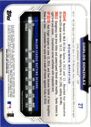 2015 Bowman Chrome Carlos Gonzalez