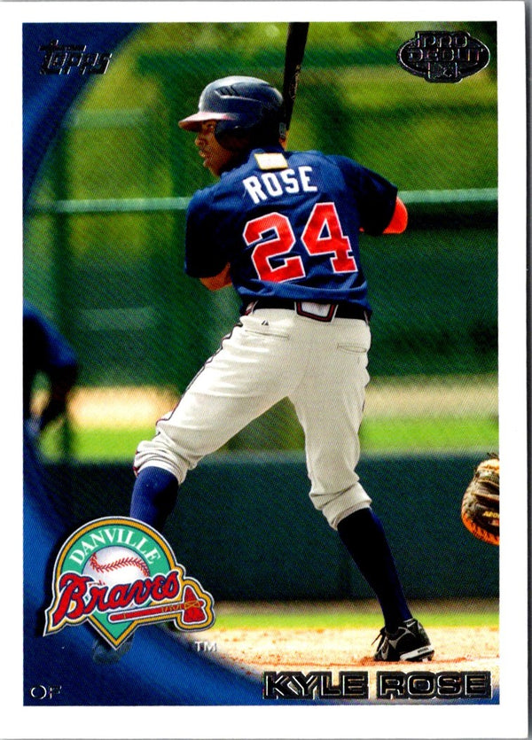2010 Topps Pro Debut Kyle Rose #403
