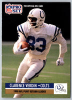 1991 Pro Set Clarence Verdin #16