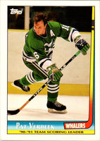 1991 Topps Team Scoring Leaders Pat Verbeek #1