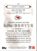 2011 Topps Gridiron Legends Ricky Stanzi