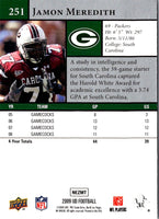 2009 Upper Deck Jamon Meredith #251 Rookie