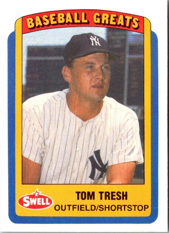 1990 Swell Baseball Greats Tom Tresh #17