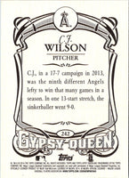 2014 Topps Gypsy Queen C.J. Wilson #242