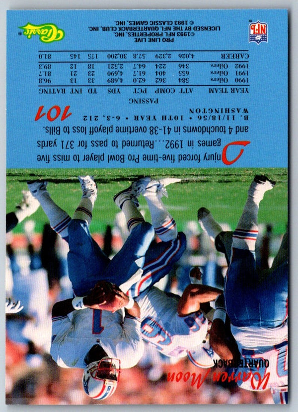 1992 Pro Line Warren Moon #15