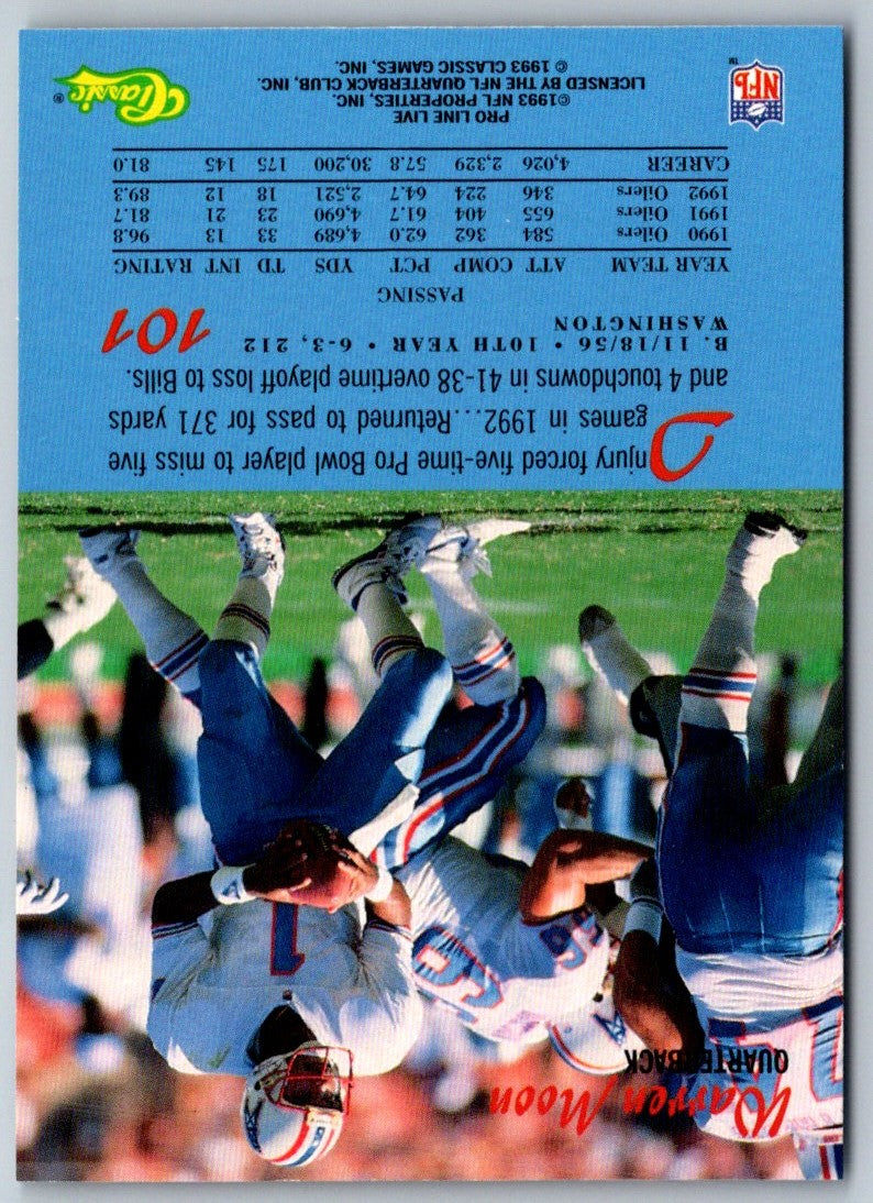 1992 Pro Line Warren Moon