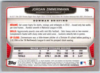 2014 Bowman Jordan Zimmermann #96