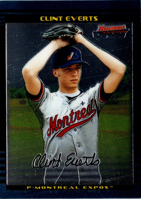 2002 Bowman Draft Picks & Prospects Clint Everts #BDP1 Rookie