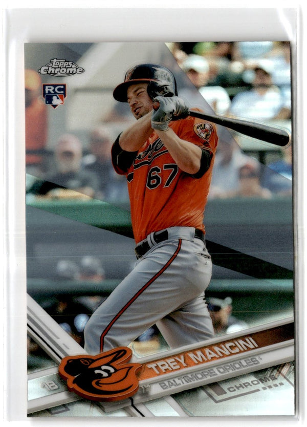 2017 Topps Chrome Trey Mancini #47 Rookie