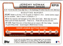 2012 Bowman Chrome Prospects Jeremy Nowak